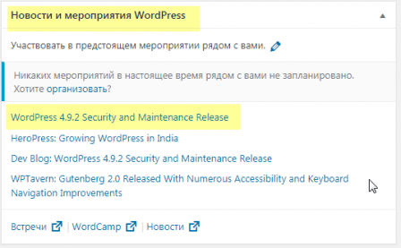 Новости WordPress