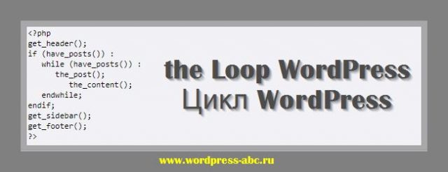 Цикл WordPress