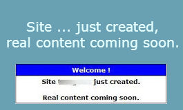 Site just created, real content coming soon