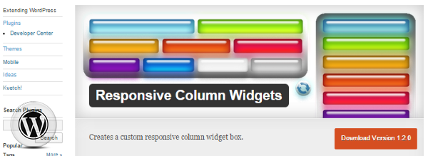 wordpress-responsive-column