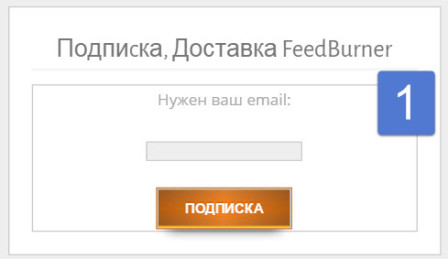 FeedBurner подписка WordPress рассылка писем с WordPress