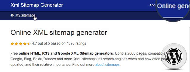 генератор создания Sitemap WordPress