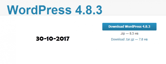 WordPress 4.8.3