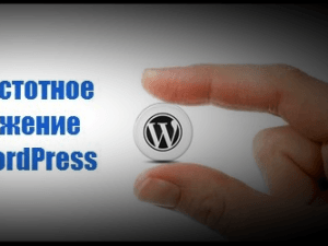 Низкочастотное продвижение сайта WordPress