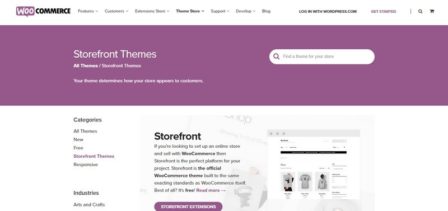 Бесплатная тема Storefront